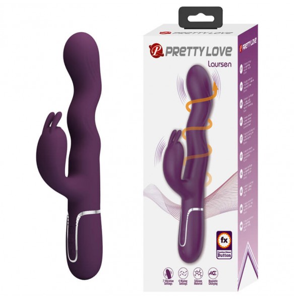 Pretty Love - Laursen Stimulating Peristaltic Motion Vibrator (Chargeable - Purple) Pretty Love - Laursen Stimulating Peristaltic Motion Vibrator (Chargeable - Purple)